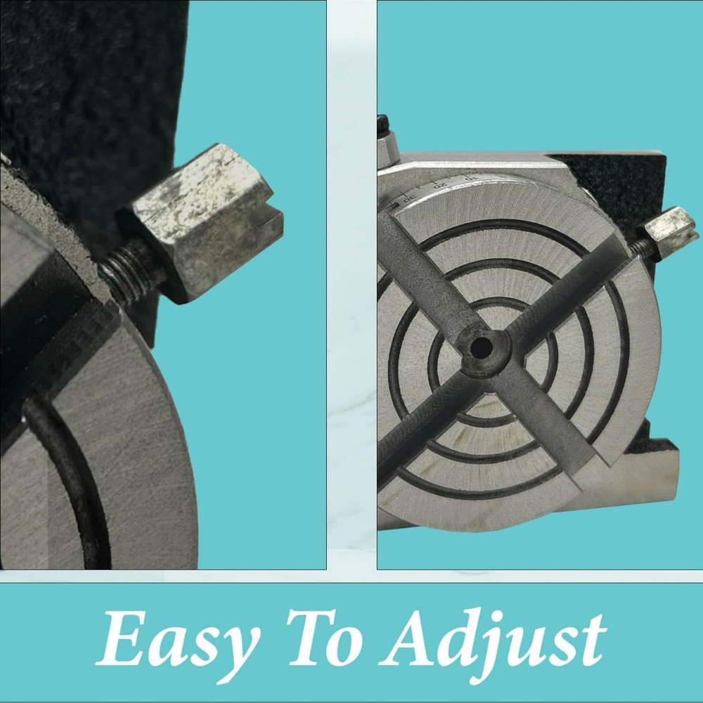 Precision 3" (75Mm) Mini Rotary Table | Horizontal & Vertical Milling Tool with
