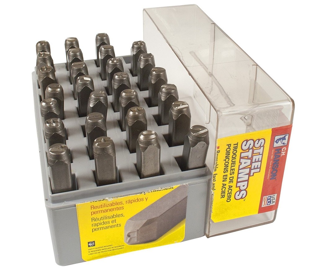CH Hanson 20400 1/2" Standard Letter Set