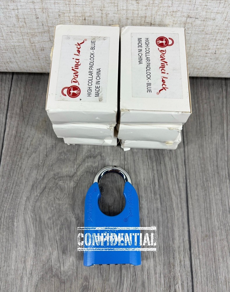 Public Storage High Collar Combination Lock Davinci Text for code