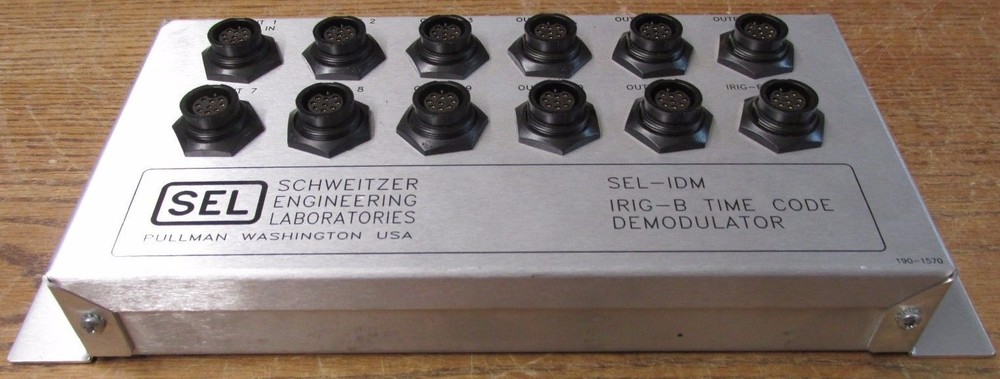 SEL SEL-IDM IRIG-B Time Code Demodulator IDM0001