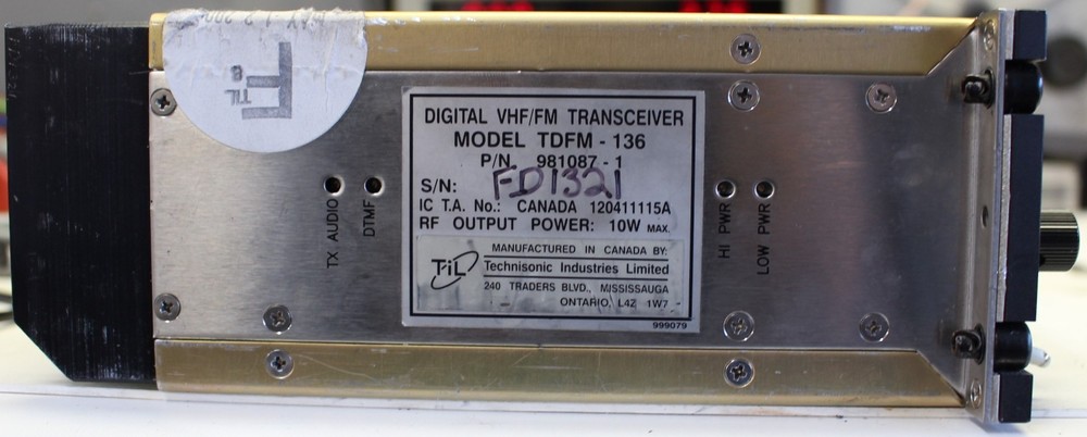 TECHNISONIC TDFM 136NIGHT VISION