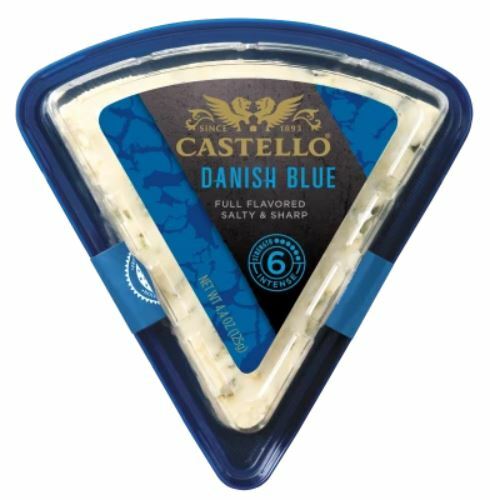 Danish Blue Cheese Wedge (Castello) 4.4 oz