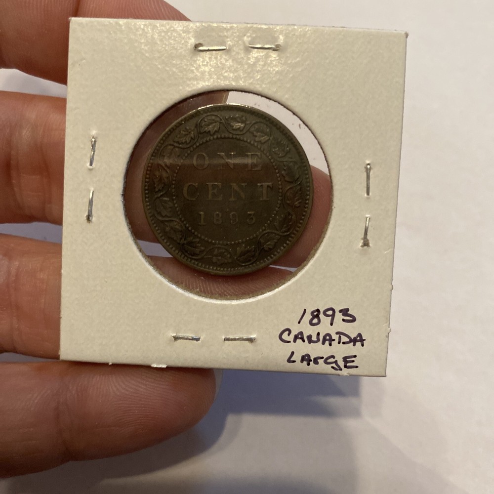 1893 canada large cent queen victoria