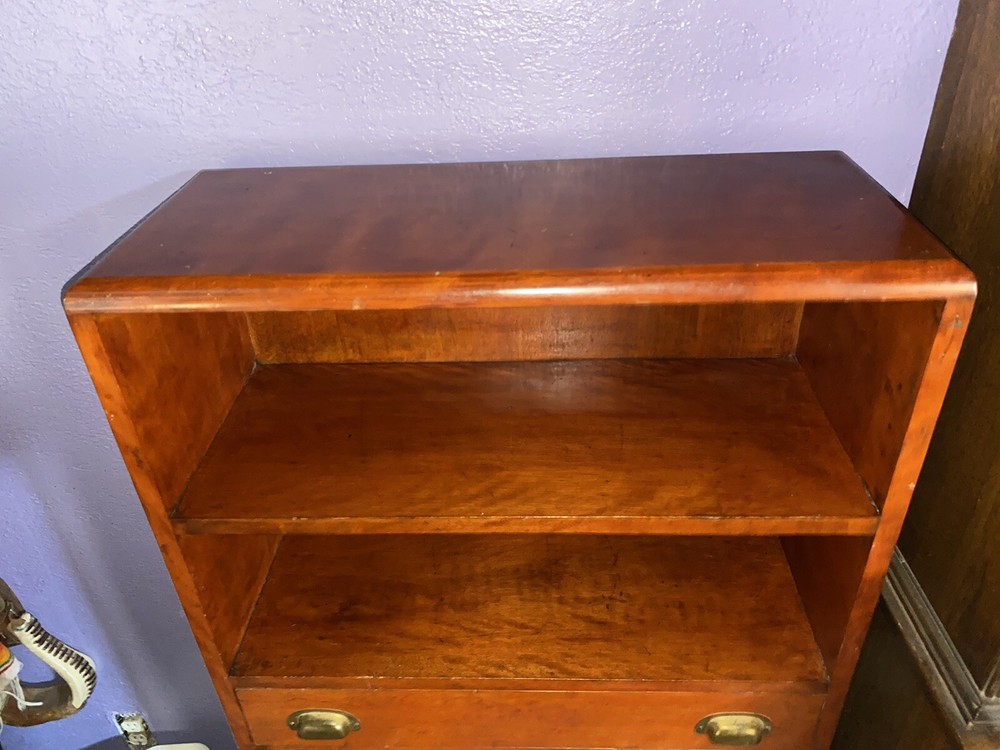 Antique Bookshelf With Drawers