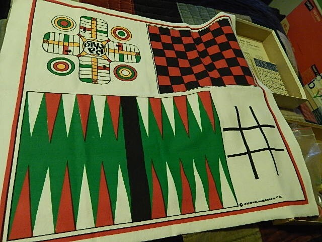 1976 Multi Game Set ~ Athol Research Co. ~ Chess Backgammon Bingo ~ FREE SHIP.
