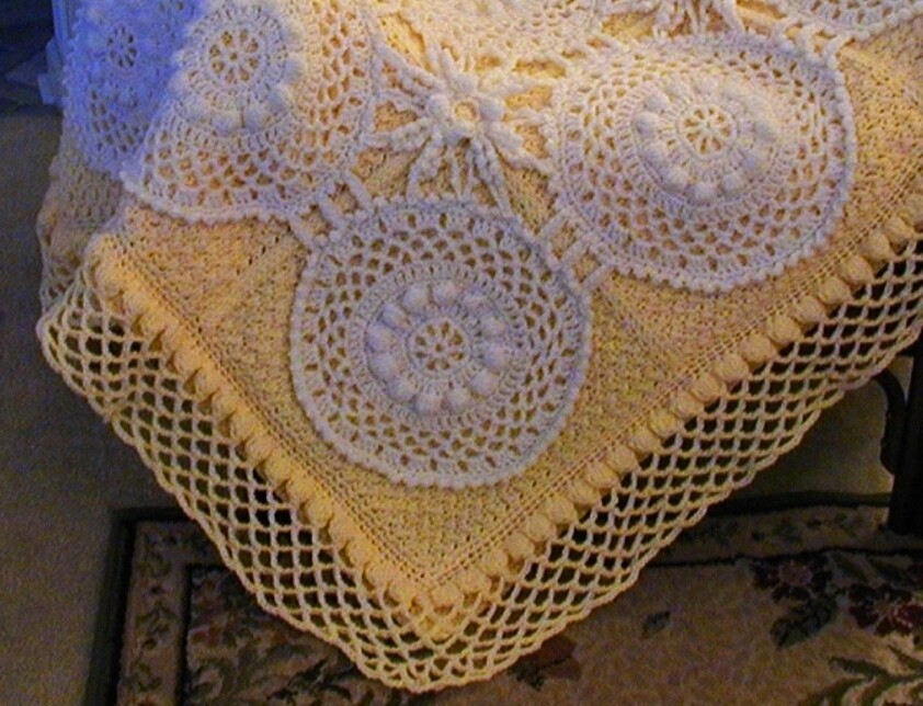 Paneled Lace Afghan Pattern