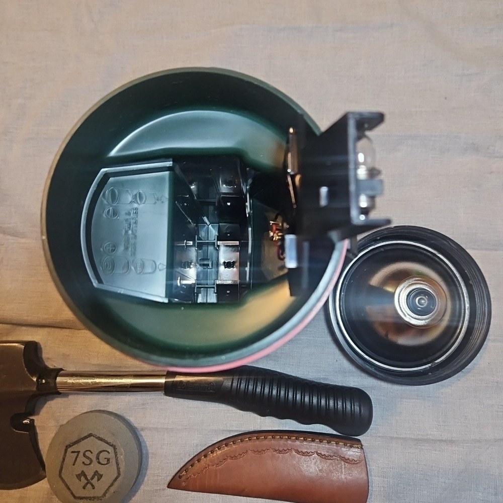 Coleman Camping Bundle Lamp, Knife, Hatchet and Sharpner