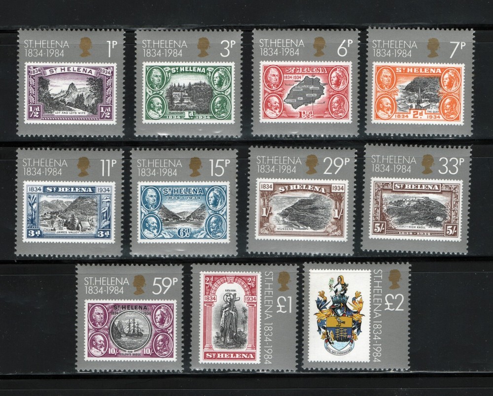 St Helena - Scott 399-409  Complete Set   -   Mint Never Hinged
