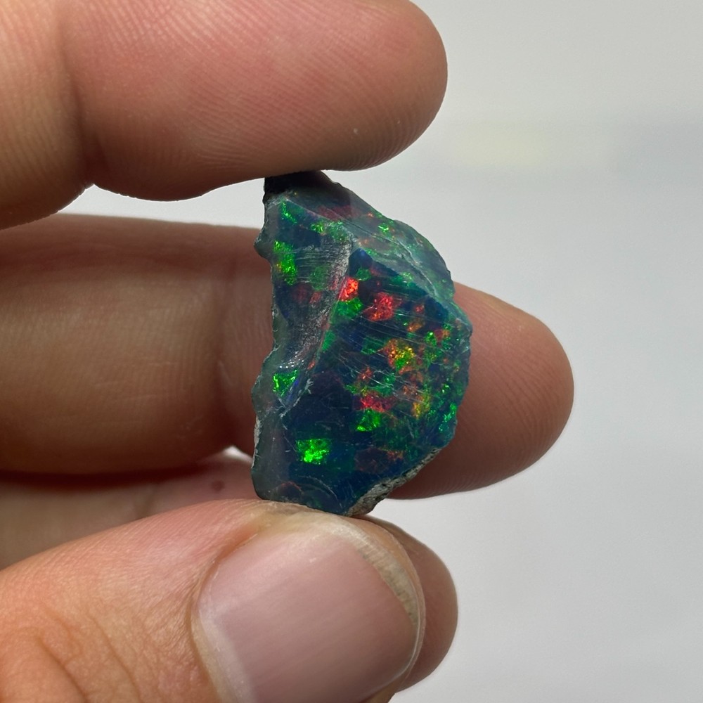 Black Uniformed Top Tier Welo Ethiopian Rough Opal