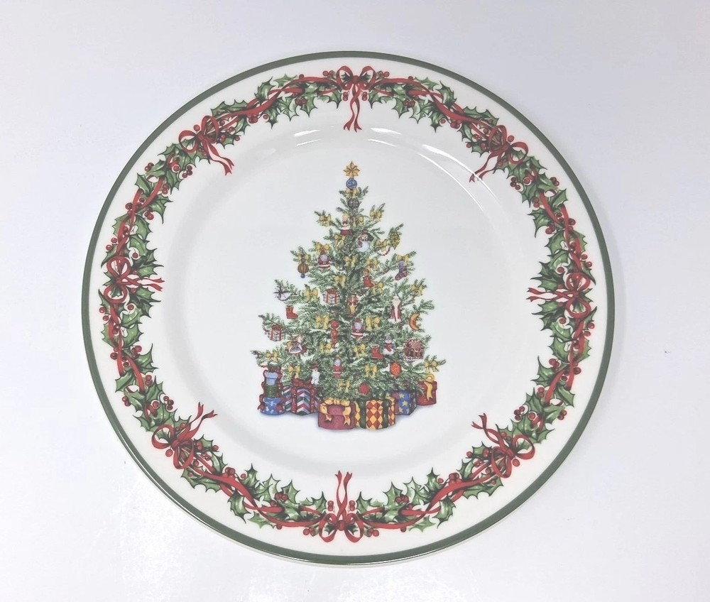Christopher Radko Traditions Plate Dinner Christmas Replacement Accent 10.75"