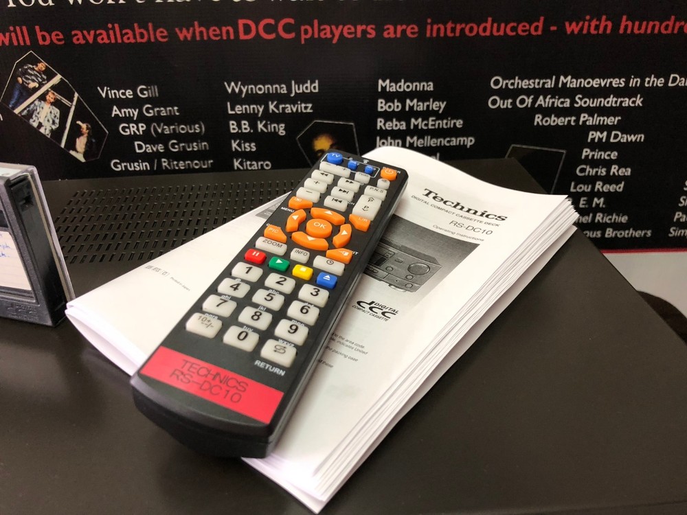 DCC Technics RS-DC10 Digital Compact Cassette Serviced with New Read Write Board