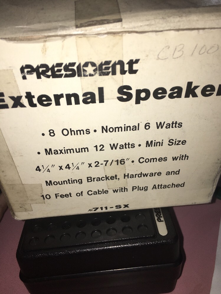 Workman 711- SX President External Speaker