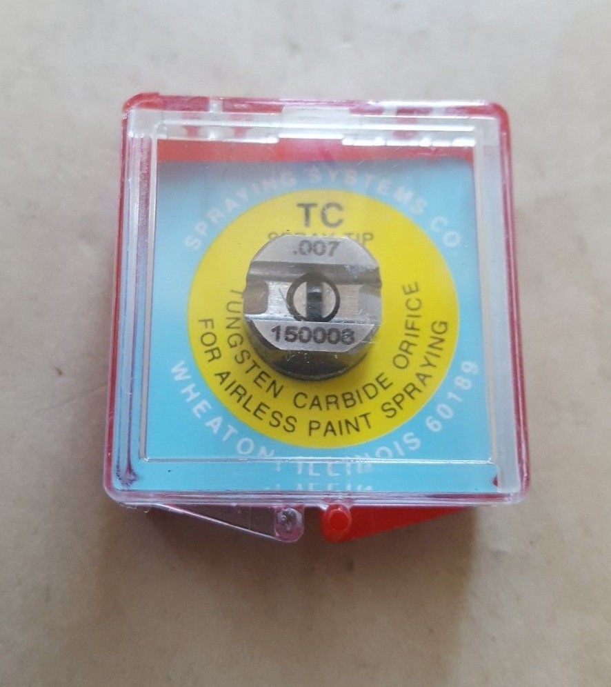 SPRAYING SYSTEMS TC SPRAY TIP .007 TUNGSTEN CARBIDE ORIFICE  (U10.6B3)