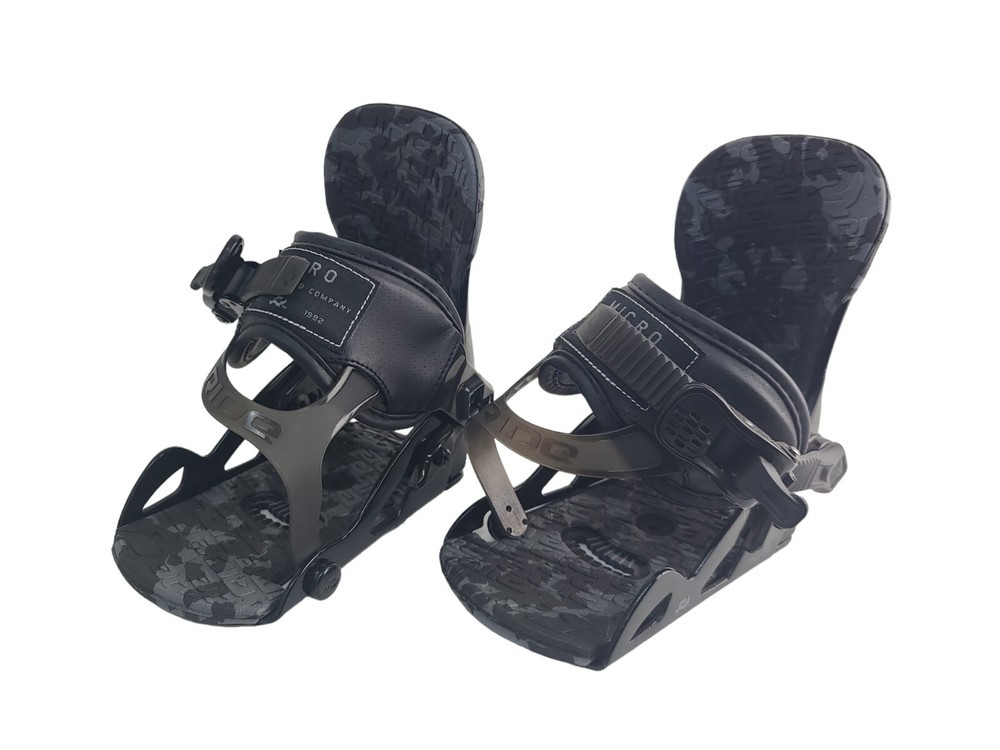 Ride Micro Kids Snowboard Bindings 1x1 Extra Small Black