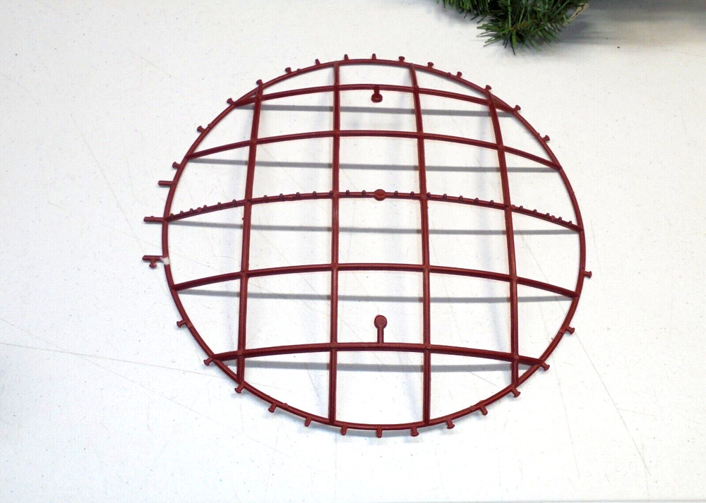 Bubble Dome Circle Ornament Wreath Form Plastic 11"