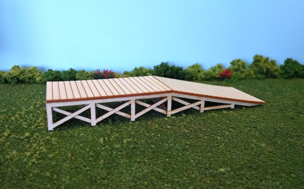 HO Scale ** Laser Cut ** Custom Loading Ramp Kit