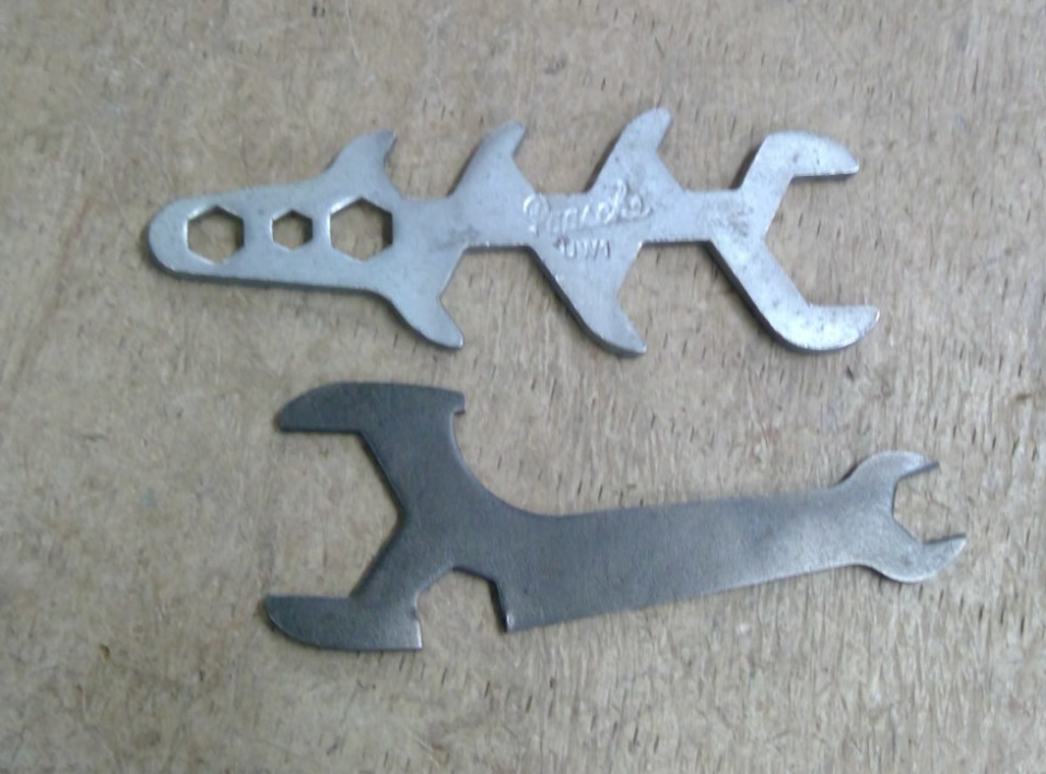 Paasche Two Vintage Multi wrenches Old Tool