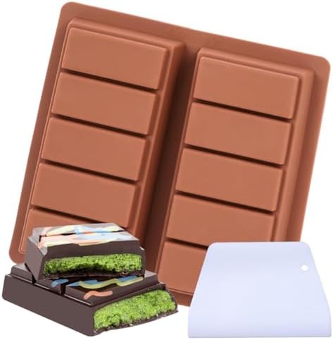 Silicone Chocolate Bar Mold 1 Inch Deep
