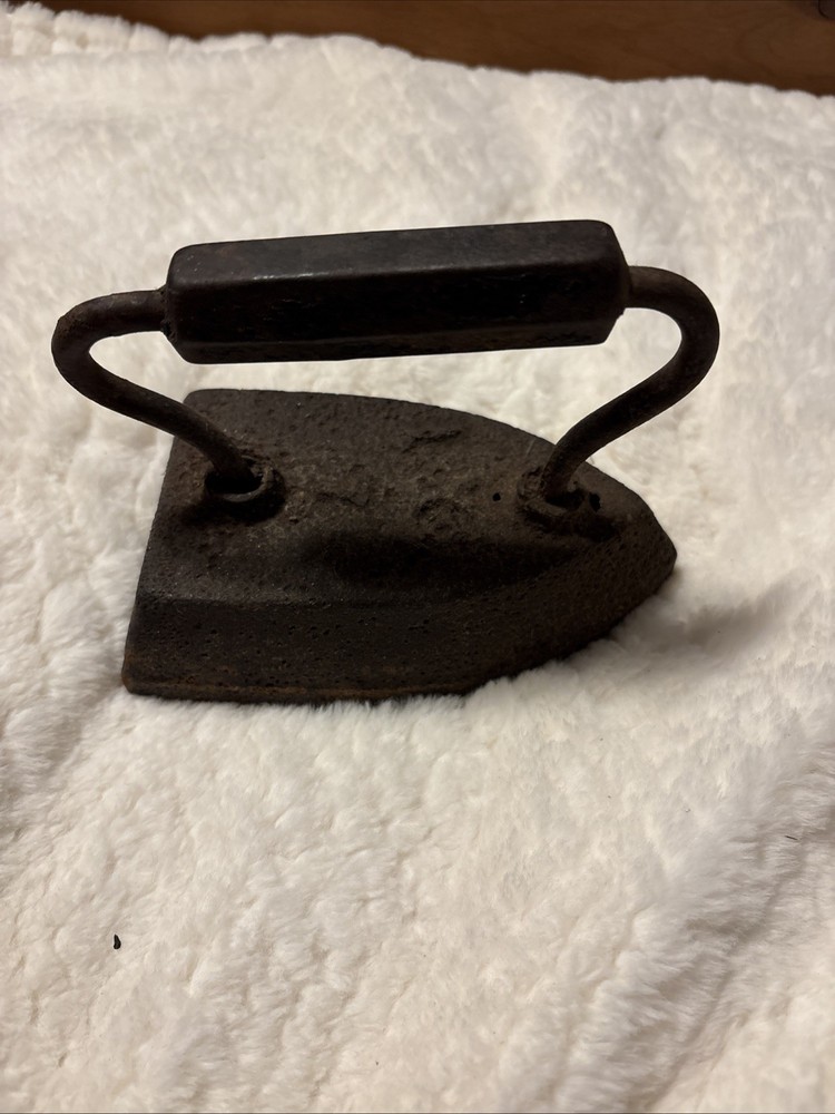 vintage cast iron clothes iron