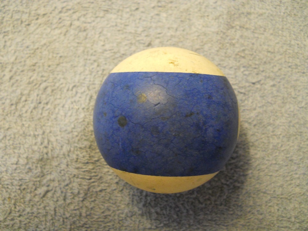 Vintage Clay Billiard Ball - #10