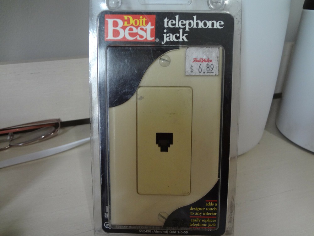 Do It Best Telephone Jack - IVORY