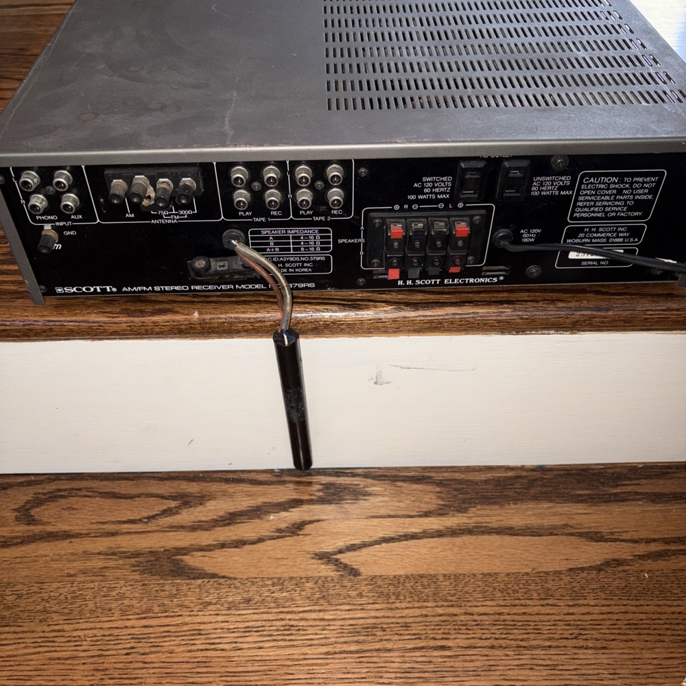 SCOTT 379RS STEREO RECEIVER FULLY WORKING
