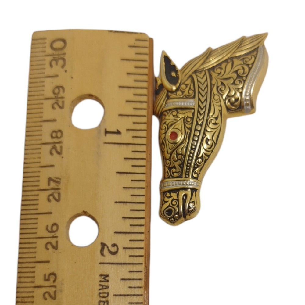 Antique Horse Head Stamping Relief