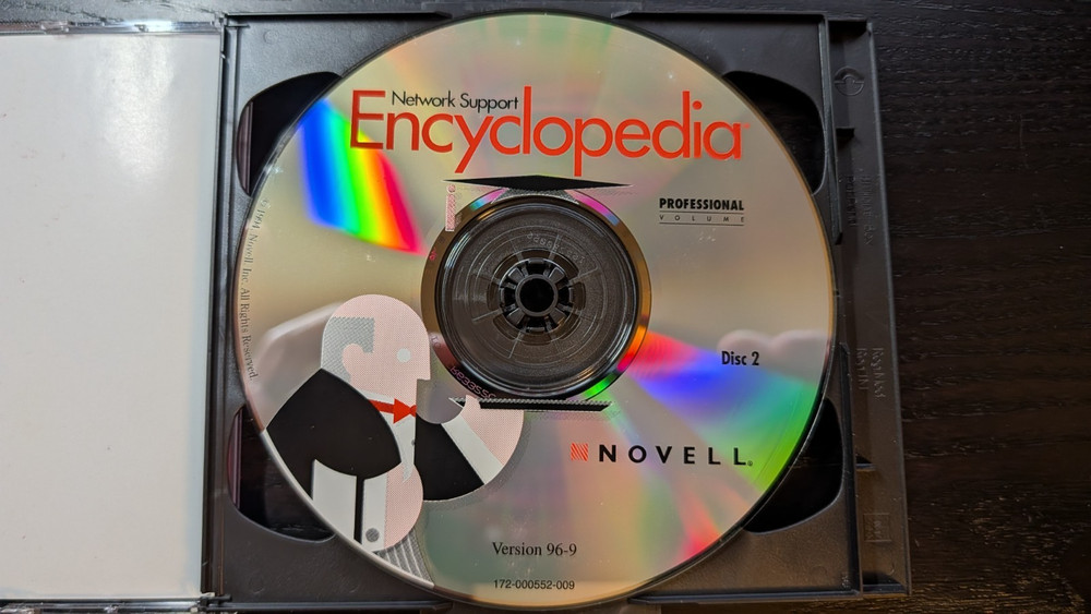 Novell Network Support Encyclopedia 2 CD's