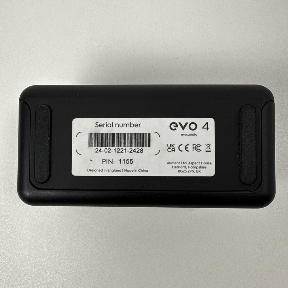 Audient EVO 4 USB Audio Interface Working No Cable Interface Only