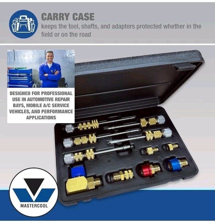 Mastercool 58490 Universal R12 and R134a Master Kit