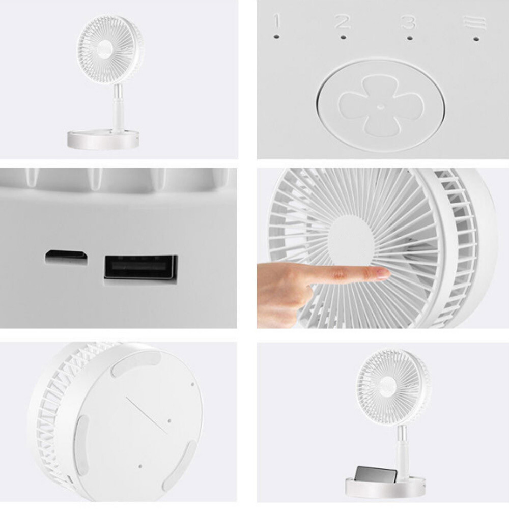 Foldable Fan - For Travel, Camping & Home Use, Portable Cooling Solution