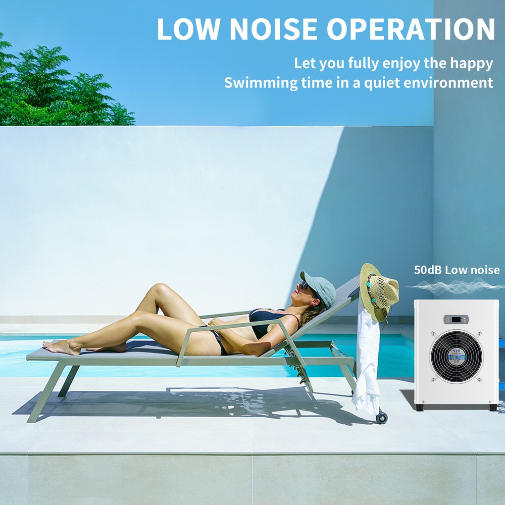 SLSY Pool Heaters for Above Ground Pool 15609BTU Elect. Pool Heater Pump 5000Gal