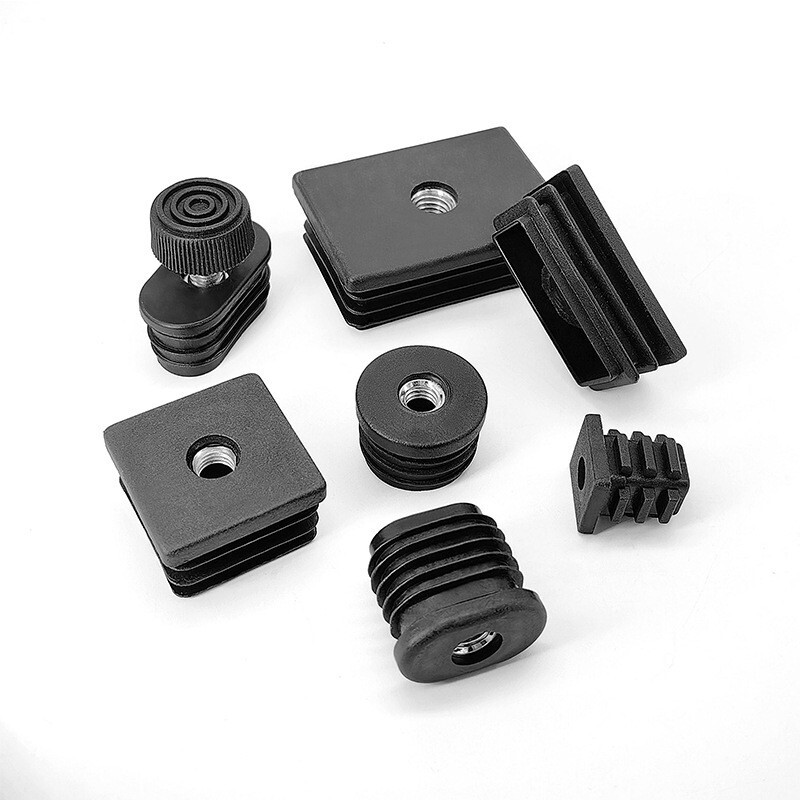 20x30mm Caster Insert with Thread, Oval M8 Thread for Furniture, 4Pcs