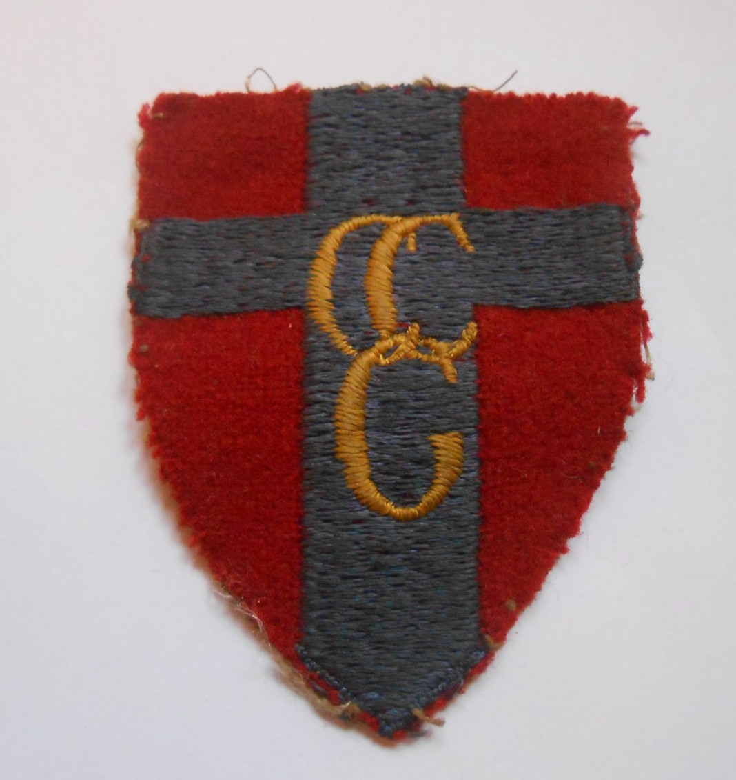 CCG control commission Germany  cloth formation sign  unit patch