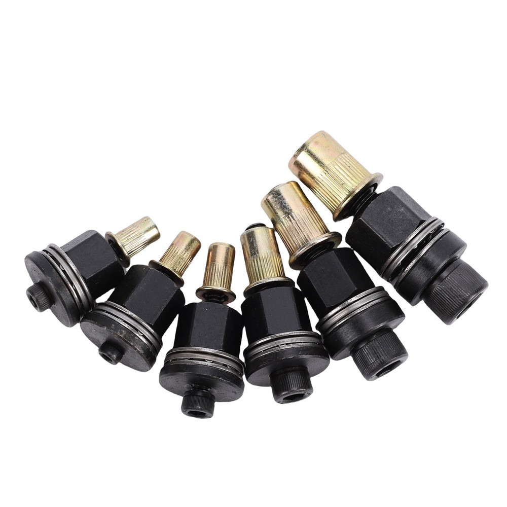 6Pcs Hand Rivet Nut Tool Mandrel Set Efficient For Riveting Application