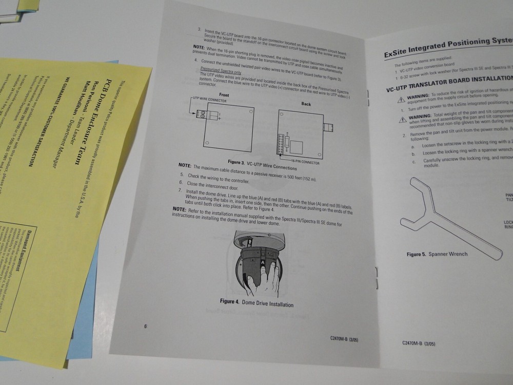 Pelco VC-UTP Spectra III UTP Video Module