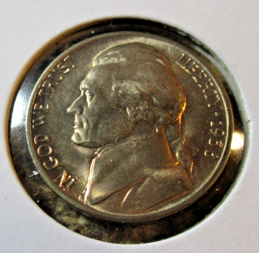 1938-D JEFFERSON NICKEL GEM AA