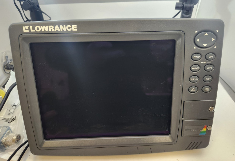 Lowrance LCX-113CHD Fish Finder 10" Color Display Chartplotter , WORKING !