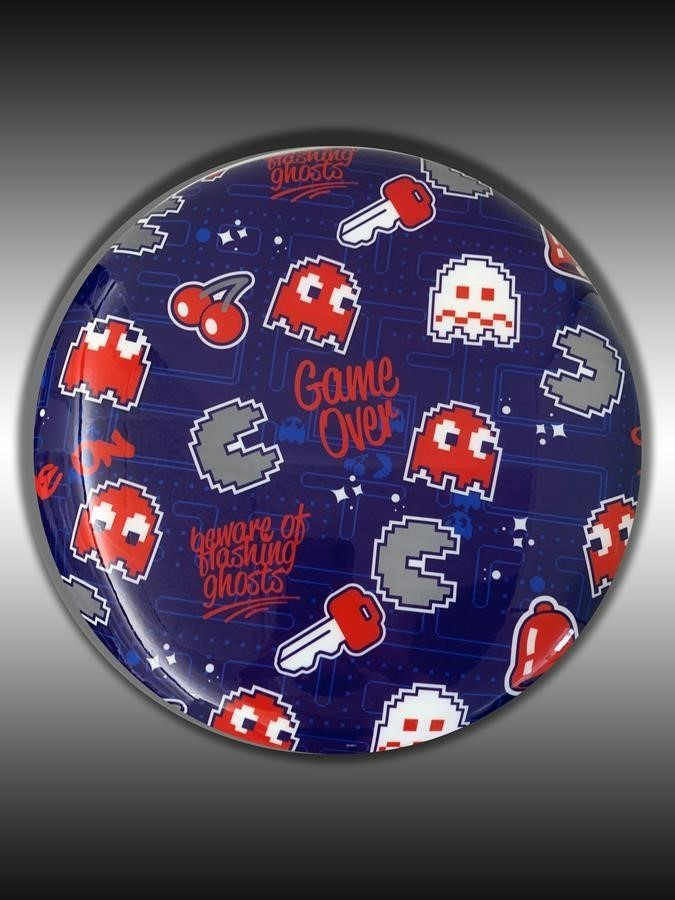 Pac Man Barstool - 19" Blue