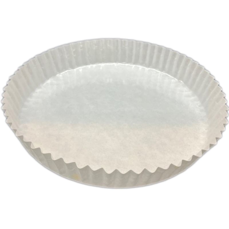 Pure White Baking Cups, Plain White 125mm×20mm (300 pcs)