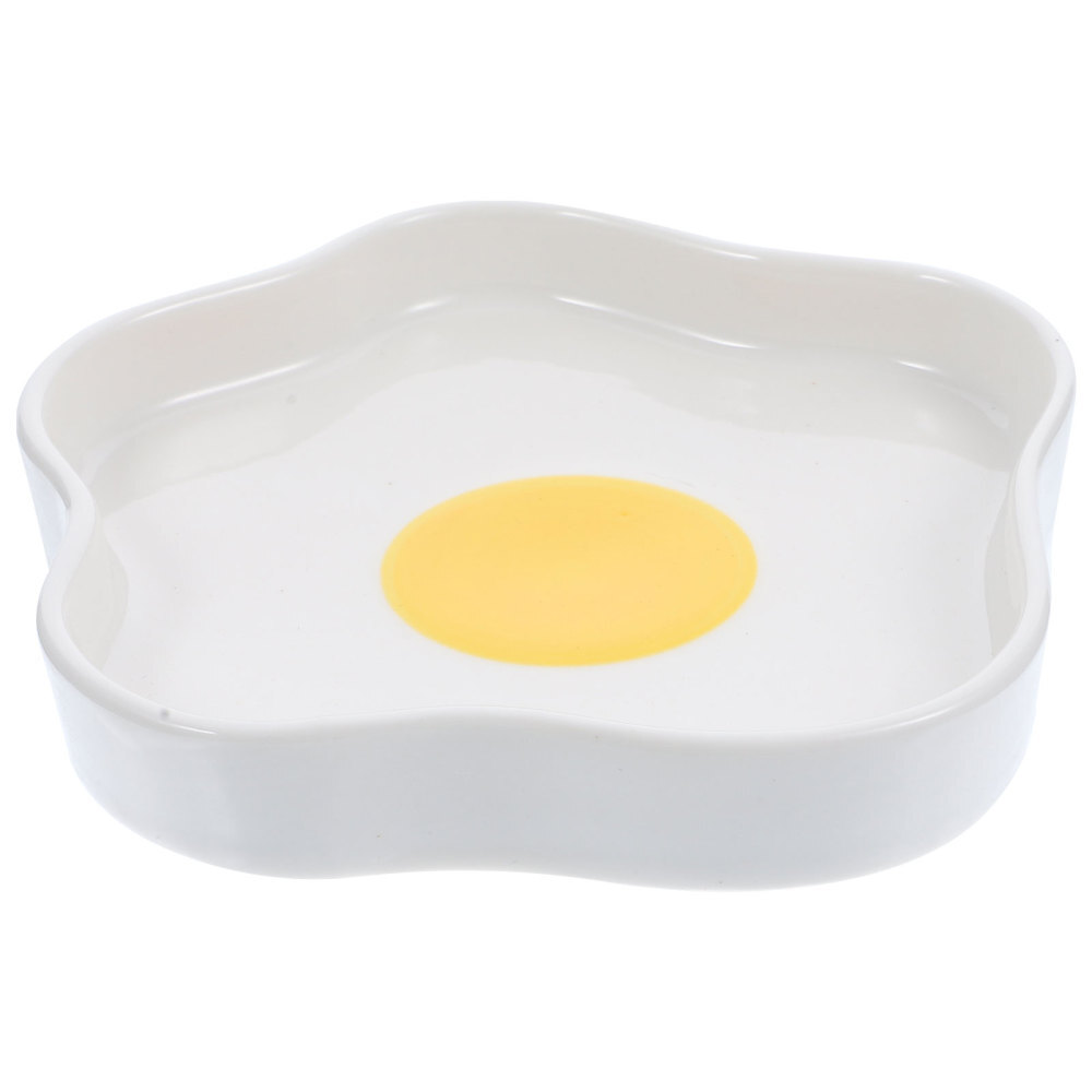 1PC Kitchen Dish Egg Plate Storage Storage Container Snacks Serving Plate
