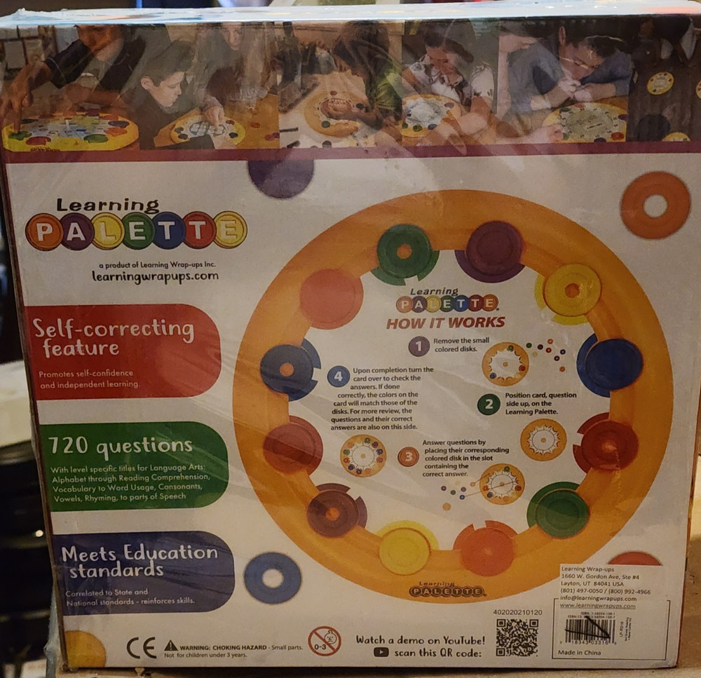 Learning PALETTE Reading Level 3 Self-Correcting Educational Fun & Engaging New