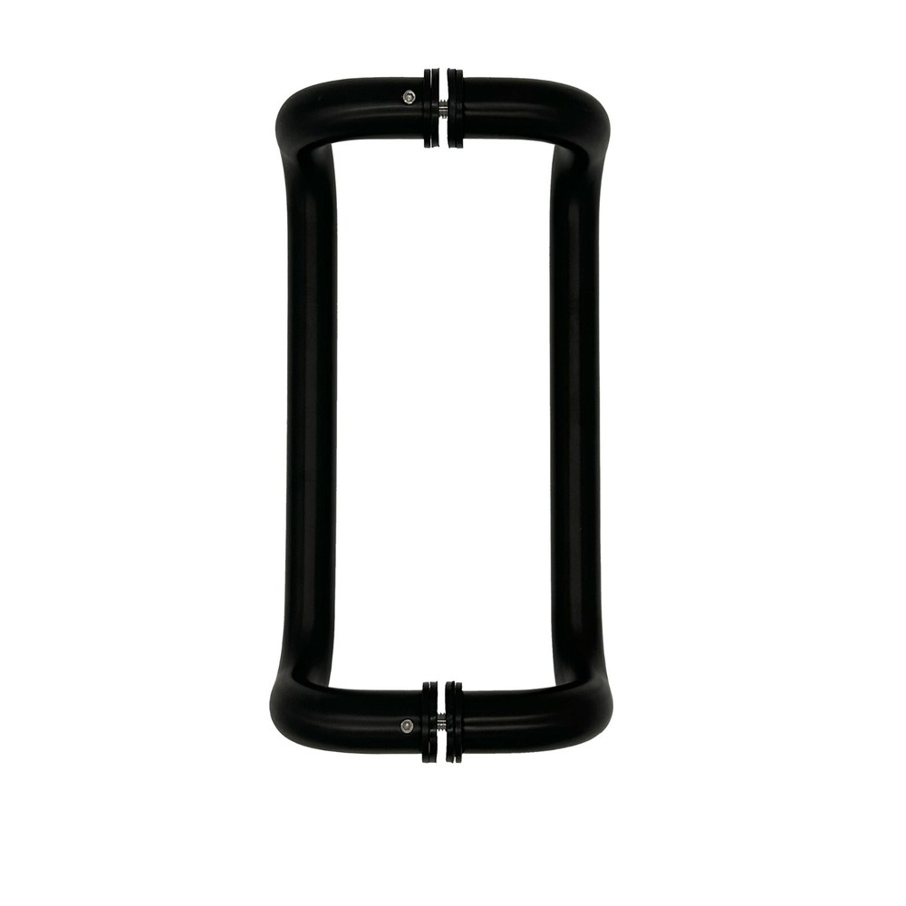CEL 12" Solid Aluminum Straight Back to Back Pull Handles for Entry Door