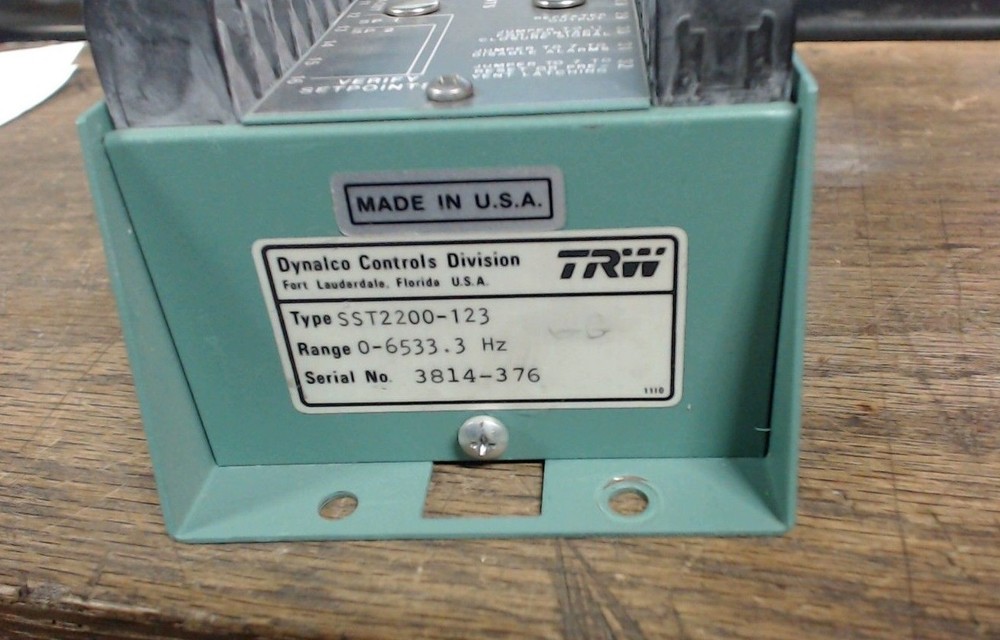 Dynamic Controls Divison TRW SST2200-123