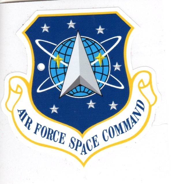 2.875" UNITED STATES SPACE FORCE AIR FORCE SPACE COMMAND SHIELD VINYL STICKER!!!