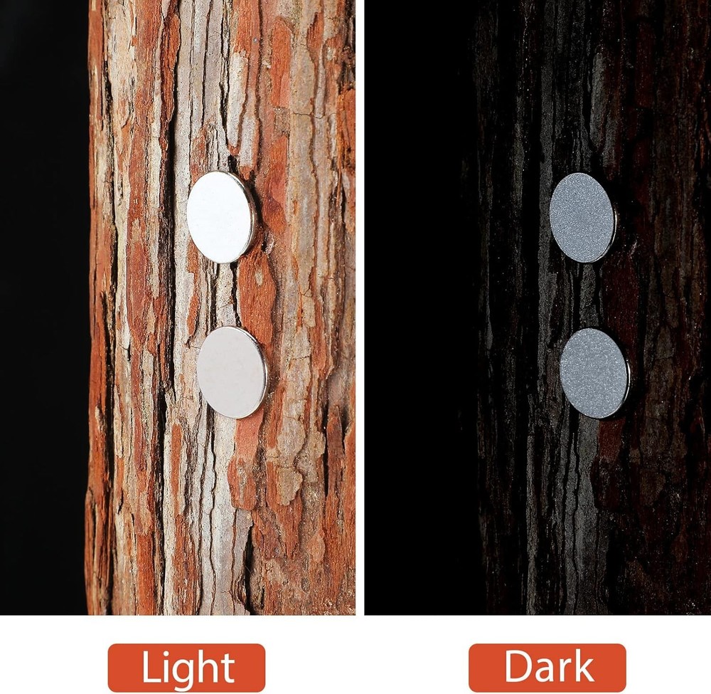 Epakh 200 Pack Reflective Tacks Trail Marking White