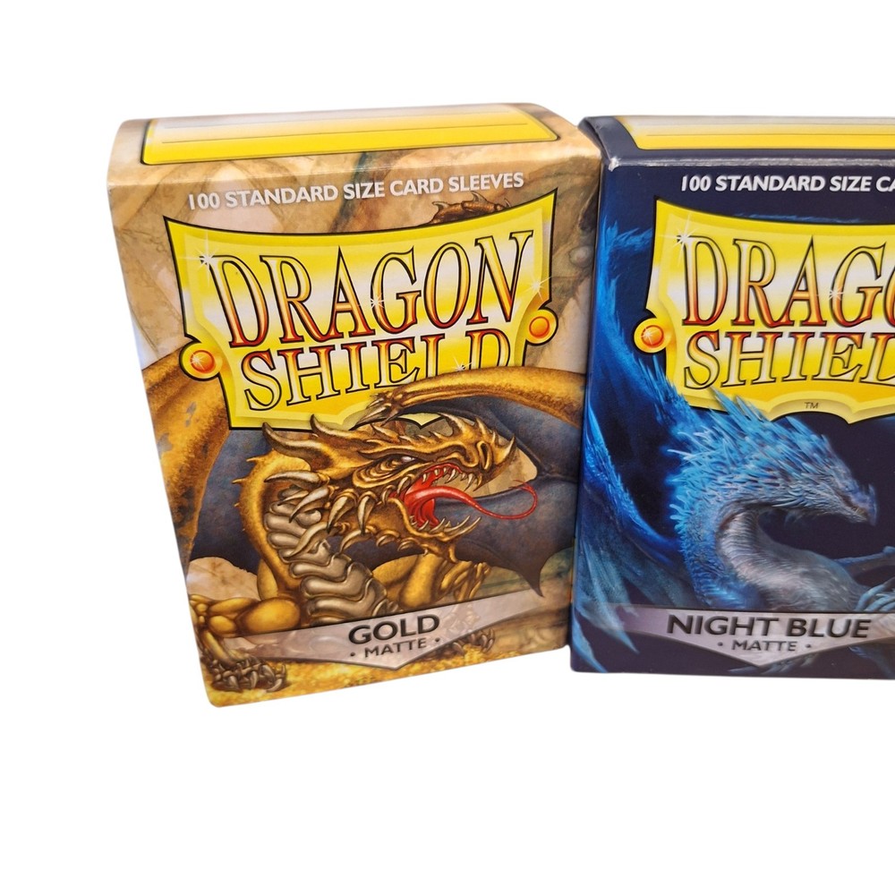 Dragon Shield Matte Sleeves Bundle - Gold, Night Blue, Magenta, Ruby (4x 100ct)