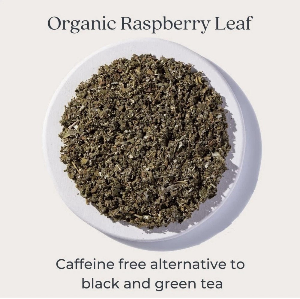 Organic Red Raspberry Leaf Tea Loose Leaf 1 Pound Bulk Non GMO Kosher