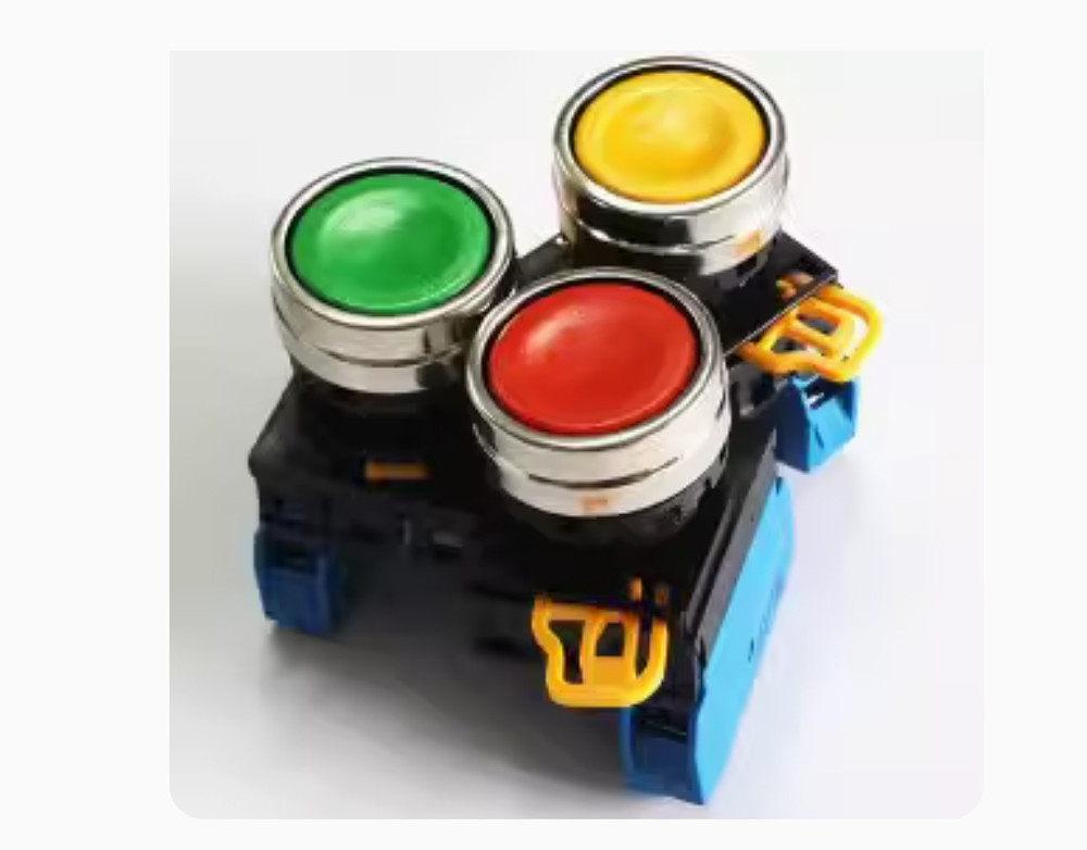 1PC New IDEC Self-reset button without light YW4B-M1E20S 2NO blue #LL