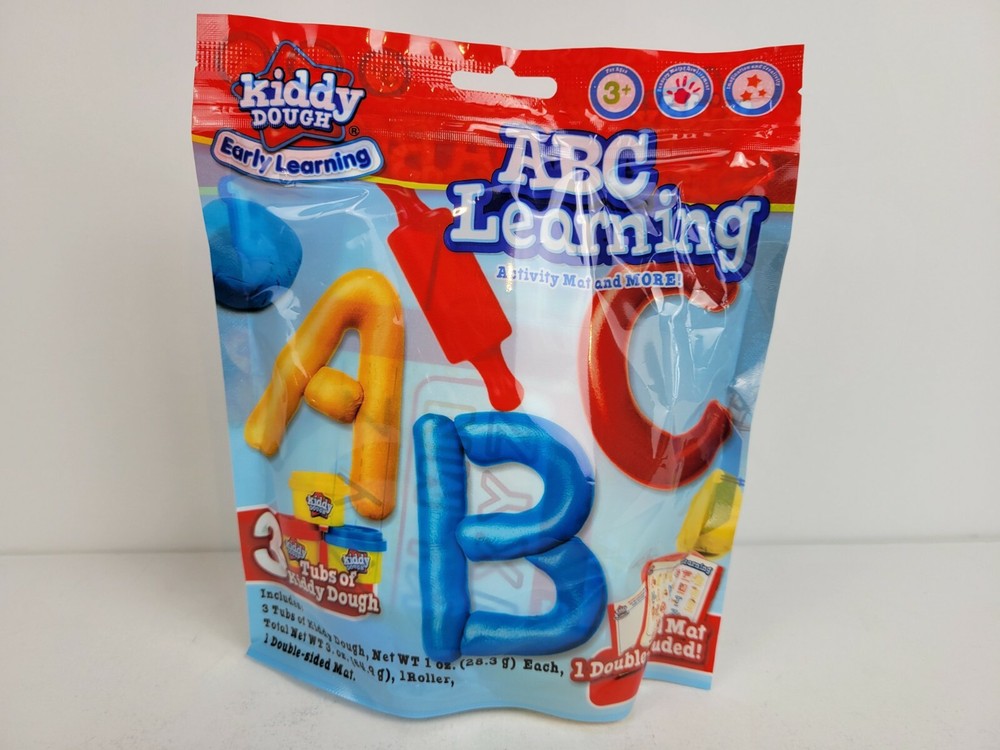 Kiddy Dough Early Learning ABC Learning Activity Mat Lot of 16 sets
